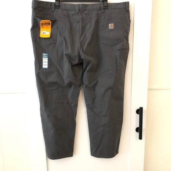 Carhartt Gray Canvas Relaxed Fit Pants 52 x 32 - Picture 3 of 9